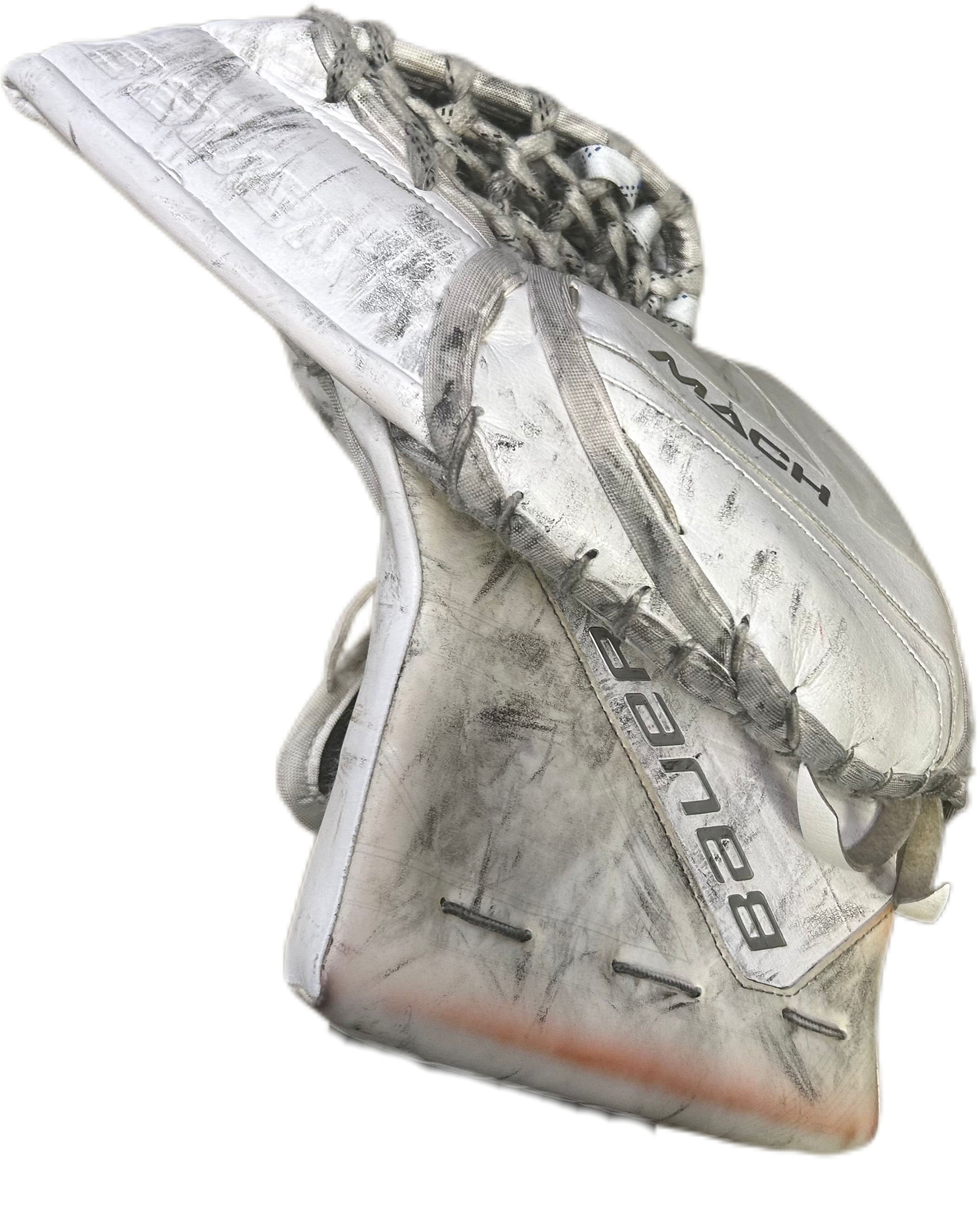 Bauer Supreme Mach - Gant de gardien de but Pro Stock d'occasion (blanc) n° 3